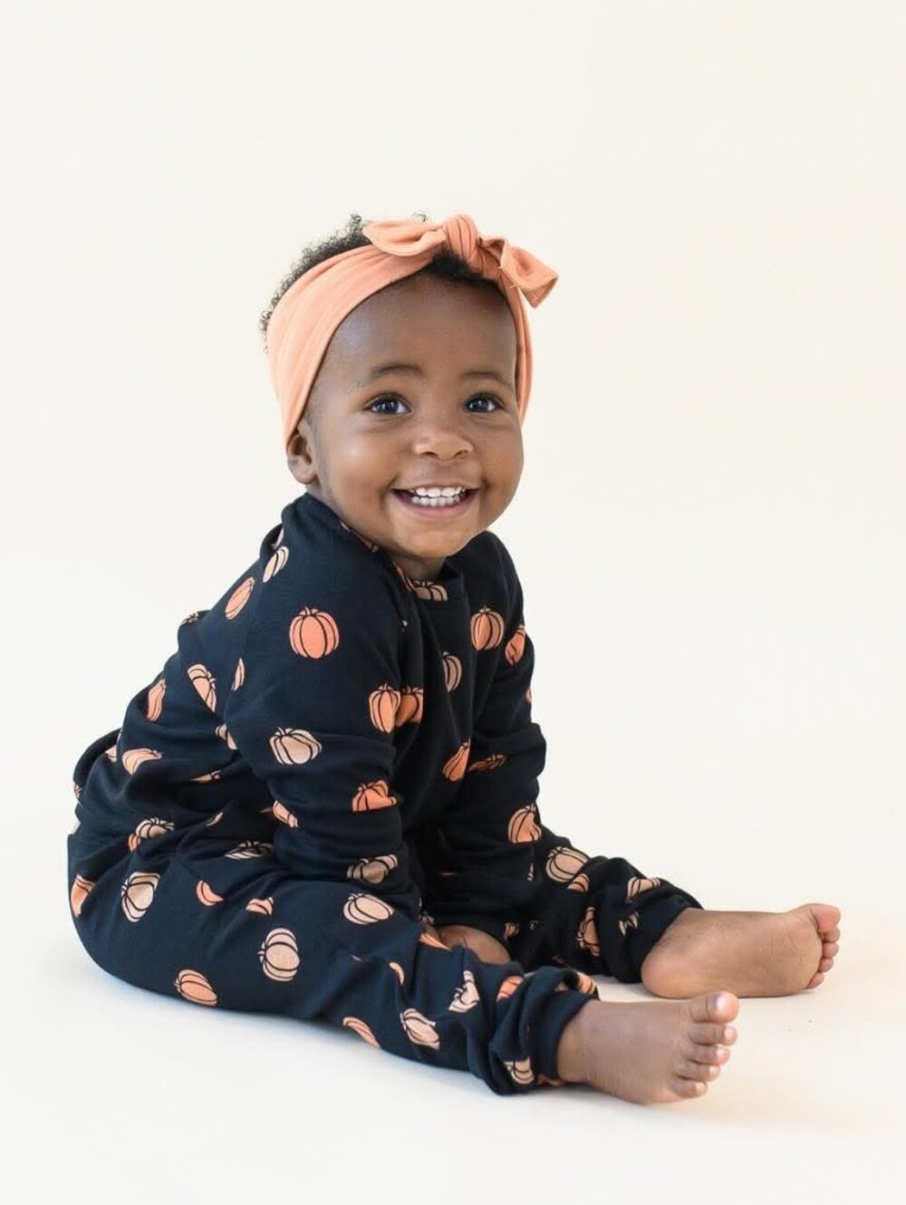 Kyte Baby Jersey Jogger Set In Pumpkin Size 6-12 Months